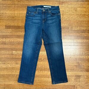 DKNY Jeans Denim Crop Jeans‎ Women's 10 Blue Classic Relaxed Fit